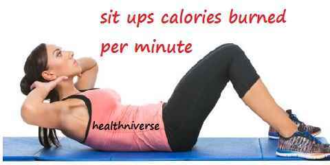 how many calories do sit ups burn per minute