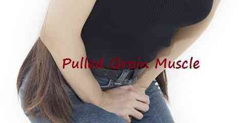 pulled left right side groin muscle pain
